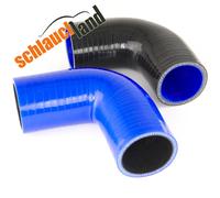 CURVA TUBO flessibile 45 90 135 180° SILICONE Manicotto Radiatore Gomma Arco IC