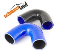 CURVA TUBO flessibile 45 90 135 180° SILICONE Manicotto Radiatore Gomma Arco IC