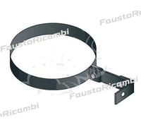 CURVA TUBO FUMO ACCIAIO INOX NERO Ø 80 STUFA A PELLET LEGNA CANNA FUMARIA