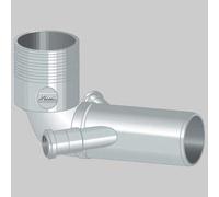 CURVA WC 2 ATTACCHI Ø40 O-RING Ø 100 Tubi Raccordi Pvc Me Nicoll