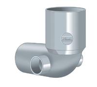 CURVA WC CON 2 ATTACCHI LATERALI Diam 100/50/50