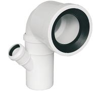 CURVA WC DX/SX 90X40 BIANC,PP