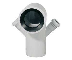 Curva Wc Prolungata 2 Attacchi Con Guarnizione E Tappo Vari Diametri