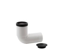 Curva Wc Prolungata Con Guarnizione E Tappo ø 90