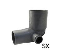 CURVA WC RID. 100/90 1 ATTACCO Diam. 40 Destro
