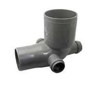 CURVA WC RID. 100/90 3 ATTACCHI Diam. 40