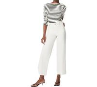 Curvachic Jeans, 2024 New Tummy Control Cropped Wide-Leg Jeans, Oprah's Favorite Jeans, Curva Chic Pants Jeans (White,XL)