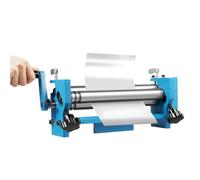 Curvatrice a rullo, funzionamento manuale, in acciaio 45#, per rotoli di lamiera, 300 mm, larghezza lamiera: 32 - 75 mm, diametro curvatura: 12,3 kg