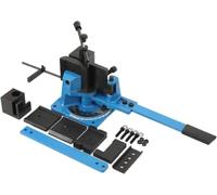 Curvatrice angolare universale manuale, 120°, per tubi in acciaio piatti e tondi a caldo e a freddo, per edilizia e riparazione auto.