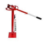 Curvatrice manuale, 60 x 60 mm, strumento di piegatura per tubi ad alte prestazioni, per cantieri, ristrutturazioni di casa, ponti, costruzione di tunnel, colore rosso 1