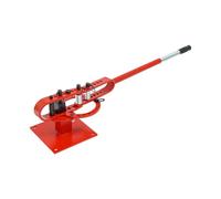 Curvatrice manuale, 60 x 60 mm, strumento di piegatura per tubi ad alte prestazioni, per cantieri, ristrutturazioni di casa, ponti, costruzione di tunnel, colore rosso 2