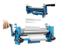 Curvatrice Manuale per lamiere, con Rullo Scorrevole da 300 mm e Spessore Massimo di 1 mm, Ideale per Applicazioni su Acciaio a Basso tenore di Carbonio, Rame e leghe di Alluminio.