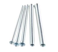 Curvatubi a molla, diametro esterno 1/4" 5/16" 3/8" 1/2" 5/8" kit di tubi di piegatura a molla a spirale per condotti in rame/alluminio/acciaio a parete sottile (5 pezzi)