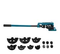 Curvatubi Idraulica Manuale da 10mm a 25mm Piegatubi Acciaio Con 7 Dies