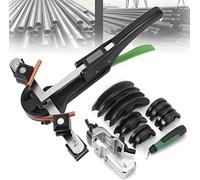Curvatubi manuale per rame morbido, set di attrezzi per tubi a cricchetto, curve a 90° con 7 matrici 1/4"-7/8", ghisa duttile