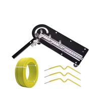 Curvatubi per Ferro - Design Ergonomico Portatile | Piegatubi Manuale per Filo di Ferro - per Officina Auto Edilizia Garage Elettricista Lavori