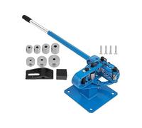 Curvatubi YP-9 Kit piegatubi manuale in acciaio da banco con 7 stampi 1-3 pollici Multifunzione Strumento for piegare i freni a barra piatta compatta