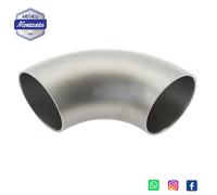 Curve a Saldare in Alluminio Anticorodal a 90° Da 25 a 71 mm - Collettore Auto
