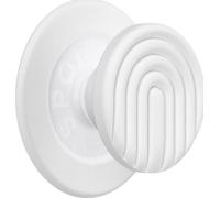 PopSockets: PopGrip Round per Magsafe - Anello Adattatore per MagSafe Incluso - Supporto e Impugnatura per Telefoni Cellulari e Custodia con un Top Intercambiabile - PopOut Curves Coconut Creme