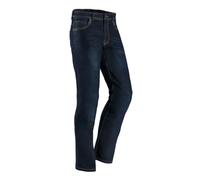 CURVE Pantaloni Moto Copper Denim, Jeans, Protezioni, Ginocchiere Rimovibili Livello 2, Uomo, Tutte Le Stagioni, CE Blu, M