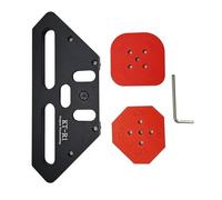 Curve professionali Modello Durabilità Costruzione in alluminio Archi Posizionamento Template Impugnatura ergonomica per bordi puliti Lavorazione del legno Archi Posizionamento
