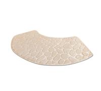 Curved Shower Rug - Soft Non-Slip Backing, Machine Washable Home Decor, Quick Drying Mat Fiber, Soft Carpet Covering Every Hotel Farmhouse Kitchen Bedroom Apartment