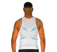 Curveless Canottiera Correttore di Postura Uomo | Anti Mal di Schiena | Raddrizza Schiena e Spalle | Compressione | Canottiera |