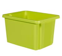 CURVER 00751-598-00 Essentials - Contenitore impilabile, in plastica, 42,5 x 33,5 x 26,2 cm, 26 l, Colore: Verde