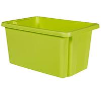Curver 00752-598-00 Essentials - Contenitore impilabile, in plastica, 56 x 38,7 x 29,1 cm, 45 l, Colore: Verde