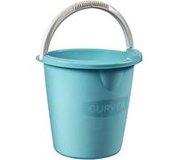 Curver 01301-X34 - 16 Secchio 10 L, Plastica, Molokai Blu, 29.3 x 29.3 x 28 cm, Secchiello, Secchi