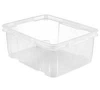 Curver 01954 - 001 - 00 - Scatola portaoggetti Unibox III 42,5 x 34,5 x 17,7 cm in plastica, trasparente