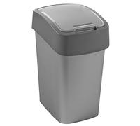 Curver 02171-686-00 Secchio Della Spazzatura Con Coperchio Basculante, Grigio, 25 l