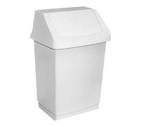 CURVER 04044 - 026 - 65 Contenitore per rifiuti Click di IT 32,5 x 26,5 x 50,5 cm in Bianco, Plastica, 32.5 x 26.5 x 50.5 cm