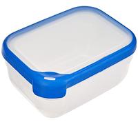 Curver 07389 - 082 - 00 - Contenitore Rettangolare New Grand Chef, 1,8 l, Trasparente/Blu