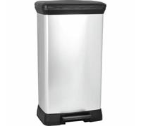 Curver 187 177 - Pattumiera con Pedale (50 L, Polipropilene, Metallo, 39 x 29 x 73 cm), Polipropilene, Metallo, 50 L(Versione precedente)