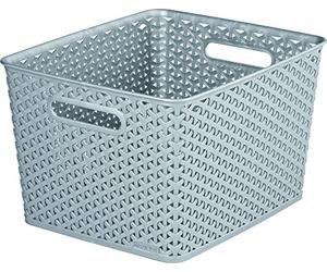 Curver 196909 My Style - Cestino, L, 30 L, Colore: Argento