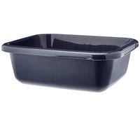 Curver 228033 - Bacinella Rettangolare 9 L, in plastica 38,5 x 31 x 12,7 cm, Colore: Antracite