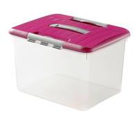 Curver 259568 Scatola di immagazzinaggio Optima Classic 75 Jahre-Edition Lilla