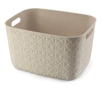 Curver Cesta plastica riciclata (38x29x22cm) SOFTEX Bianco gesso K258706