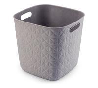 Curver Cesta plastica riciclata Cube (28x28x27cm) SOFTEX Tortora K258711
