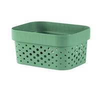 Curver | Cesto Infinity Dots Xs 1,4 l riciclato, verde, 100% materiale riciclato, 17 x 12,6 x 8,4 cm