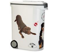 CURVER - Contenitore Cibo Per Animali Motivo Cane Con Ruote 54l