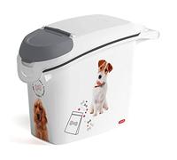 Curver Contenitore Per Alimenti Dog, Bianco, 6 Kg, 15 Lt, 23 x 50 x 36