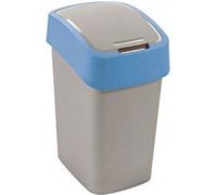 CURVER Cestino per rifiuti "FLIP BIN" 25 l argento/blu