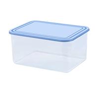 CURVER Freezer-safe quadrati contenitori per alimenti in plastica con coperchio blu (4 L), EF500814
