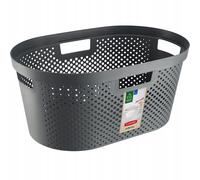 Curver Infinity 40L contenitore per biancheria, grigio scuro