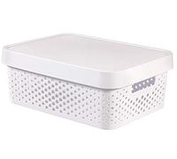 Curver Infinity Box Con Coperchio - 11 Lt - 36X27X14H Bianco