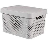 Curver Infinity Box con Coperchio - 17 Lt - 36X27X22H Grigio