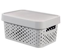 Curver Infinity Box Con Coperchio - 4,5 Lt - 27X19X12H Grigio