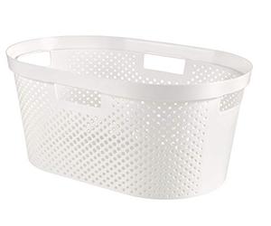 Curver Infinity Recycled - Cesta Blanco, 39 L, M